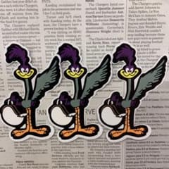 ステッカー ロードランナー Road Runner ヘルメット アメコミキャラクターシールの中古 未使用品を探そう メルカリ