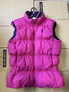 Ralph Lauren - Ralph Laurenリバーシブル❣️ダウンベスト❣️白×ピンク Ralph Lauren - [ラルフローレン/Ralph Lauren]100cm