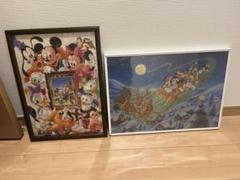 ディズニーパズル　セット　額縁なし 糊付なし。ディズニー オールキャラクター フレーム＆箱セット