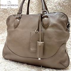 PELLE MORBIDA ✨希少カラー✨ グレージュ ブリーフケース ビジネスのサムネイル
