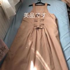 【ピンクハウス】　ロング丈　ロゴ入りジャンパースカート　ライトベージュ　M　美品 楽天市場】ピンクハウス ジャンパースカートの通販