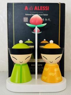 Haruソルト&ペッパ　alessi TAM1/78 79 6客セット新品 Alessi | アレッシィ からのLilliput ソルト&ペッパー セット