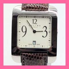 【希少】セリーヌ CELINE 腕時計 スクエア ラ パリセット レッド 楽天市場】セリーヌ スクエアフェイス 腕時計 GP/革 レディース