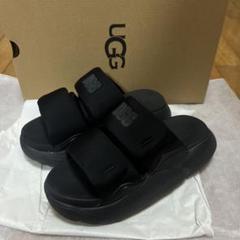 UGG 厚底サンダルブラック スポーツサンダル23センチ