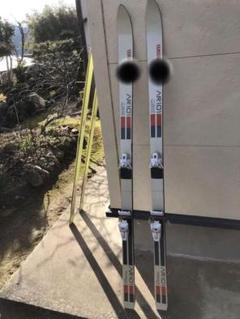 【283-100-10】木製 スキー板 秀岳荘 昭和レトロ アンティーク 283-100-10】木製 スキー板 秀岳荘 昭和レトロ アンティーク