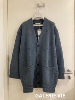 TOMORROW別注SIDE SLOPEニットカーディガンGALERIE VIE TOMORROW別注SIDE SLOPEニットカーディガンGALERIE VIE