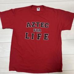 AZTEC FOR LIFE Tシャツ Lサイズ 赤