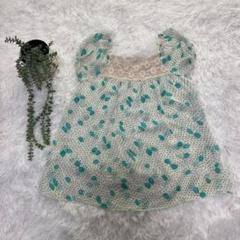 OLIVE de OLIVE レース　総柄　チュニック　シースルー　イチゴ柄