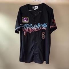 【新品未開封】安田尚憲25年レプリカユニフォーム(ビジターVer.)L 全選手対応レプリカユニフォームLサイズ 安田尚憲#5