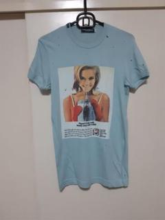 DOLCE&GABBANA ドルチェ&ガッバーナ ドルガバ PEPSI ペプシ Tシャツ カットソー プリント 00's ヴィンテージ44 黒 ブラック レディース 古着 中古 DOLCE&GABBANA - DOLCE&GABBANA ドルチェ&ガッバーナ ドルガバ