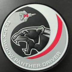 421FS BLACK WIDOW PANTHER DRIVER PVCパッチ