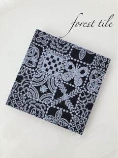 ハンドメイド　ミナペルホネン forest tiles生地　ポシェット ハンドメイド ミナペルホネン forest tiles生地 ポシェット