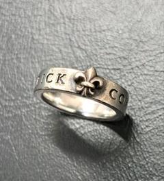 PATRICK COX パトリックコックス 黒装飾 リング 16号 中古美品