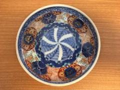 43 皿 唐草 染付 飾り皿 太明成化年製 富貴長春 伊万里 有田