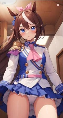 バイソンウマ娘　シークレット　バスタオル トウカイテイオー トウカイテイオー ウマ娘 キャラクターシークレットタオル