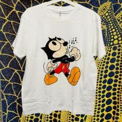 FILIX ミッキー 半袖 Tシャツ 夏 新品 お洒落 XL 2XL ホワイト