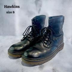 Hawkins ワークブーツ ベックマン 革靴 ブーツ ブラック ２７ｃｍ Hawkins】ワークブーツ ベックマン 革靴 ブーツ ブラック 27cm