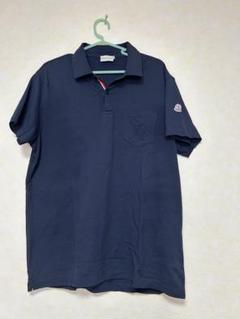 モンクレール　紺色　ポロシャツ　XL モンクレール ポロシャツ 新品 最安値！！ - メルカリ