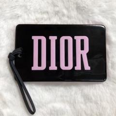 Dior ディオール ノベルティ スタンド ミラー ピンク ブラック 非売品 Dior ディオール ノベルティ スタンド ミラー ピンク ブラック