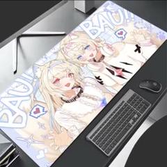 ホロライブ　FUWAMOCO. ふわもこ プレイマット　デスクマット