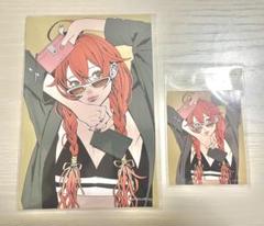 獅子堂あかり　アンディメンション　特典　ポストカード　ステッカー