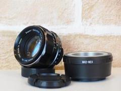 Super Takumar 55mm F1.8 SONY Eマウントアダプター付 Super-Takumar 55mm F1.8 ソニーEマウントアダプターセット