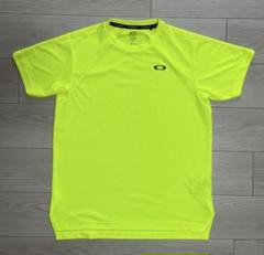 OAKLEY トレーニング ランニング Tシャツ M 蛍光イエロー