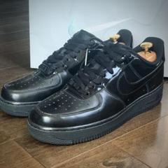 【新品未使用】AIRFORCE1 エアフォース1 限定レザー エナメル 黒のサムネイル