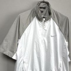 ナイキ NIKE golf ゴルフ ハーフジップ ナイロンジャケットM 白