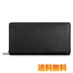 財布 メンズ長財布 本革 牛革 ジッパーウォレット