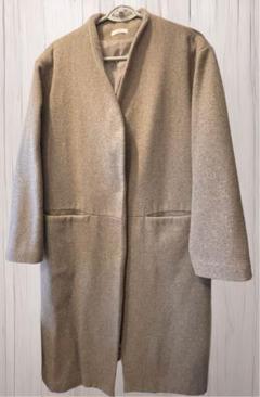 URBAN RESERCH ノーカラーコート ウール混のサムネイル