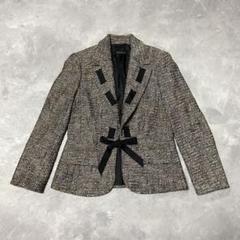 ESCADA エスカーダ テーラード シングル ジャケット レディース 34 ESCADA エスカーダ テーラードジャケット コットン レディース