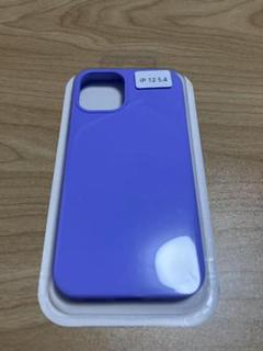 iPhone 12 mini ケース 新品 パープル シリコン 衝撃吸収