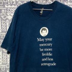 Queen フレディ・マーキュリー 半袖 バンド Tシャツ XL ネイビーのサムネイル
