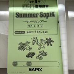 6年 SAPIX 社会　夏期講習セット 2024年版原本 中学受験】SAPIX 夏期講習マンスリー実力テスト(小6)自己採点