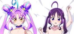 最終　富士浅間堂　キミとアイドルプリキュア キュンキュン 紫雨こころ抱き枕カバー