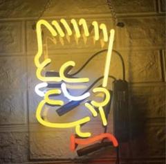 オリジナル　バート風　ネオン看板 サングラス　LEDライト　オーダー インテリア