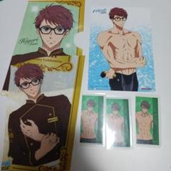 Free!　遠野日和　非売品特典ポストカード　クリアファイル切り抜き