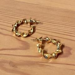 セール！ゴールド　21mm シルバー925 ピアス　フープピアス　常田大希着用 18K ゴールド ピアス Nobrand 常田大希｜Yahoo!フリマ（旧PayPay