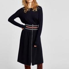 【ZARA】フロントジップスカート Mサイズ