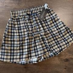 新品タグ付⭐️チェック キュロット 150