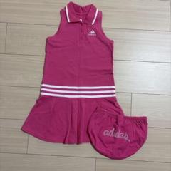 ★お値下げ！★ adidas キッズノースリーブワンピース　5T パンツ付き