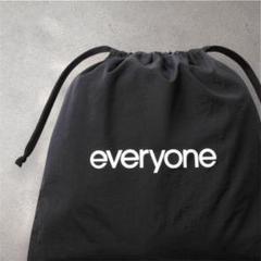 everyone★nylon kinchaku pouch (BLACK) everyone nylon kinchaku pouch ブラック - メルカリ