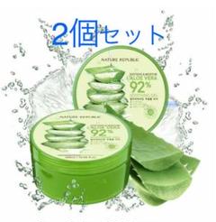 ネイチャーリパブリック スージングモイスチャー アロエベラ92% 2個