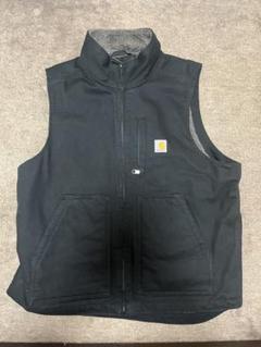 ✨今だけ価格✨■carhartt WIPダックベスト【黒】✨USED美品 ✨今だけ価格✨□carhartt WIPダックベスト【黒】✨USED美品