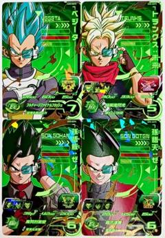 ドラゴンボールヒーローズ 孫悟天:ゼノ 他 CP 4枚セット 220