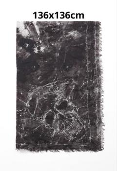 Alexander McQueen ストール　スカーフ　マフラー 98×116 Alexander McQueen ストール スカーフ マフラー 98×116