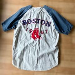 MIRAGE First String RED SOX ベースボールシャツ MIRAGE First String RED SOX ベースボールシャツ - メルカリ