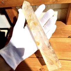 ルア様☆ライモナイトインクォーツ 水晶 ポイント 六角柱 台座
