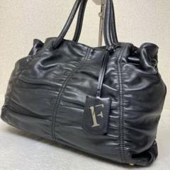 美品 FURLA トートバッグ カルメン レザー　ブラック　チャーム c274 楽天市場】furla カルメンの通販
